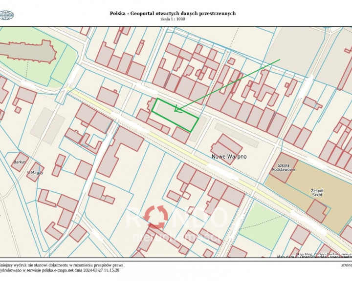 Działka Sprzedaż Nowe Warpno